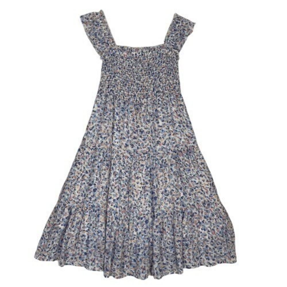 Nanette Lepore Floral Smocked Midi Dress 8